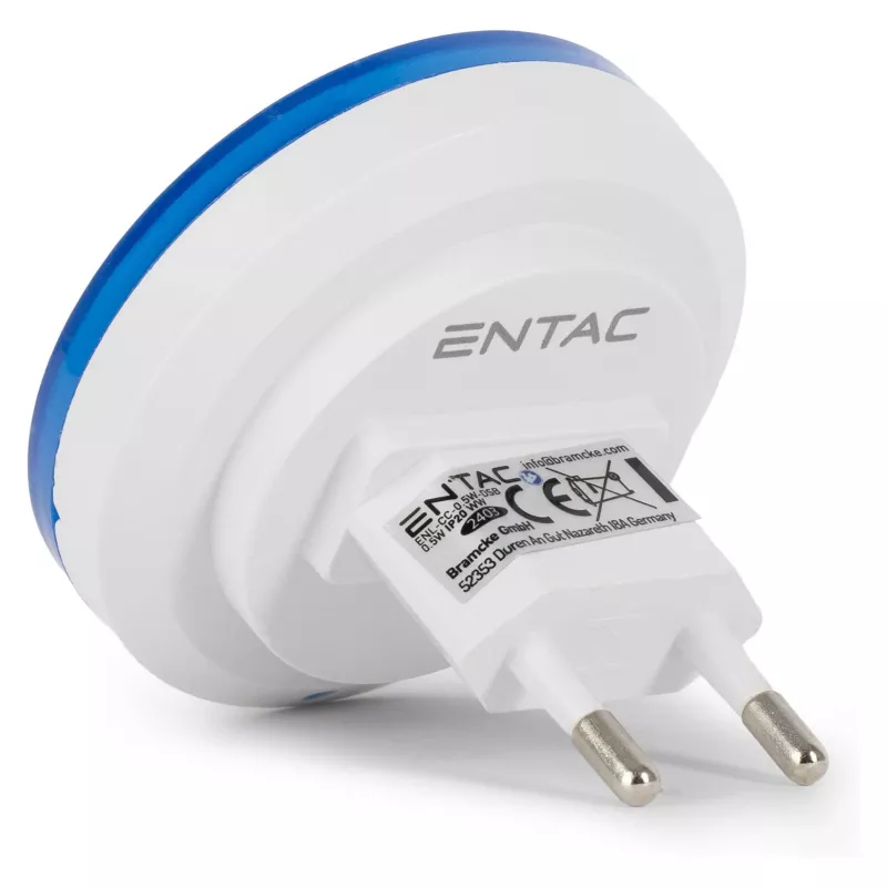 ENTAC Night Light 0.5W Circular Cool White Blue Twilight Sensor
