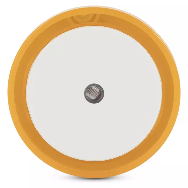 ENTAC Night Light 0.5W Round Warm White Orange Dusk-to-Dawn Sensor