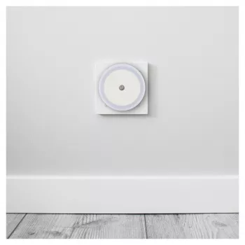 ENTAC LED Night Light 0.5W Round Warm White with Dusk Sensor