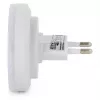 ENTAC LED Night Light 0.5W Round Warm White with Dusk Sensor