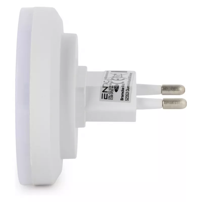 ENTAC LED Night Light 0.5W Round Warm White with Dusk Sensor