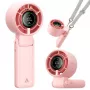 AEL Aecooly Halo 02 Portable Handheld Fan, Pink