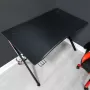 X Rocker Ocelot Gaming Desk with Mouse Pad - Black/Red