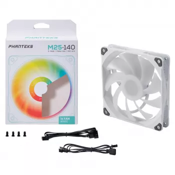Phanteks PH-F140M25 140mm PWM Case Fan - Black