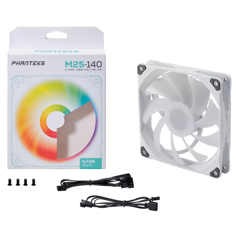 Phanteks PH-F140M25 140mm PWM Case Fan - Black