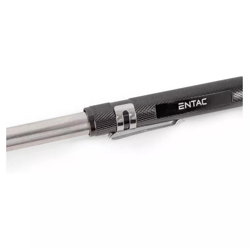ENTAC EFL-1W-FLEX-ALU 1W LED Flashlight with Telescopic Neck, Aluminium, Black