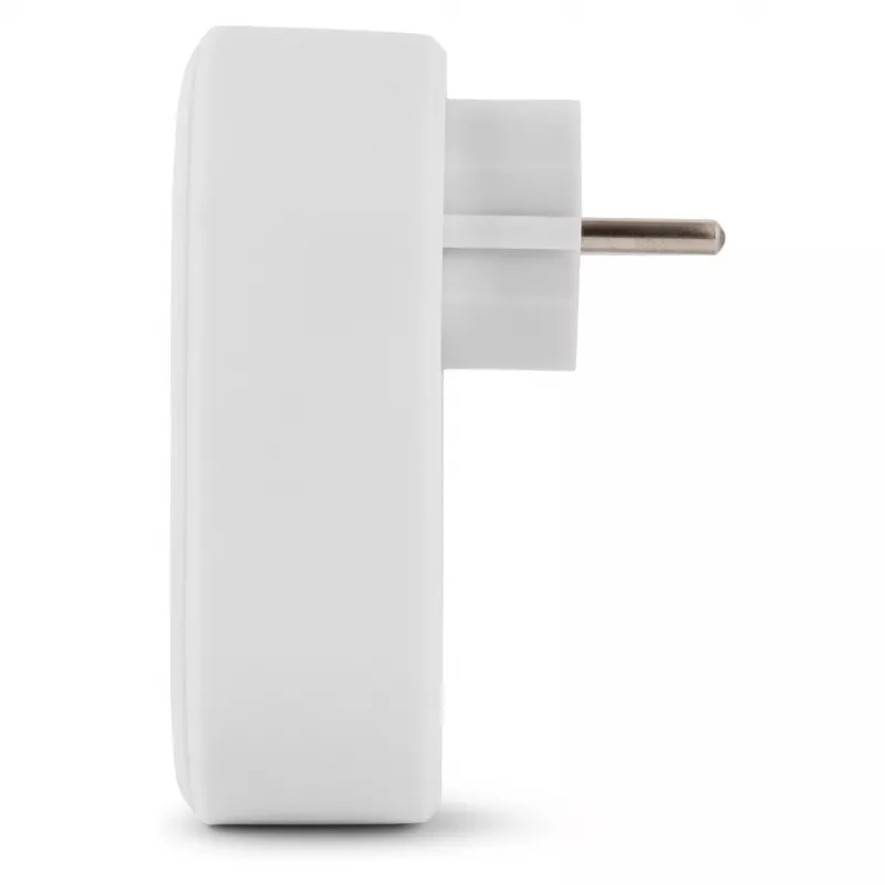 ENTAC Wall Plug Adapter with 2x USB-A White
