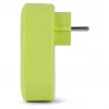 ENTAC Socket Adapter with 2x USB-A Lime