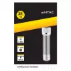 ENTAC 5 LED Keychain Flashlight Silver