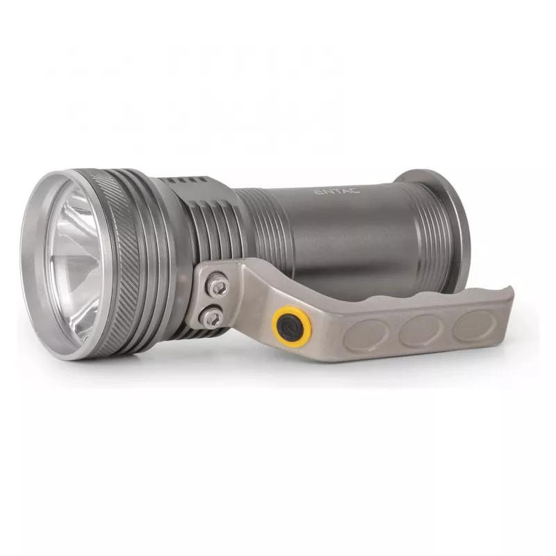 ENTAC 5W T6 LED Flashlight Aluminium 2x18650 incl. Wall Charger