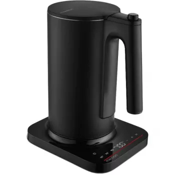 MEDION MD 12106 Electric Kettle 1.5L 2200W Black Stainless Steel Keep Warm Function
