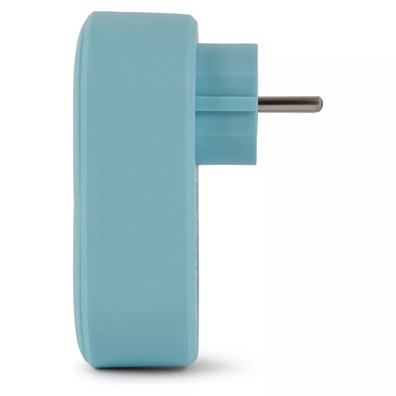 ENTAC Socket Adapter with 2x USB-A Blue