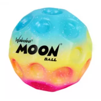 Waboba Moon Ball Gradient - High-Bounce PU Foam Ball with Cratered Surface, Up to 30m Bounce