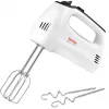 TEFAL HT3101 QuickMix Hand Mixer, 300 W, 5 Speeds, Turbo, White