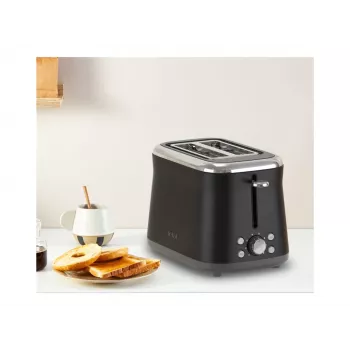 TEFAL Toaster TT7208E0 Collection Retro 850 W 2 Slots Stainless Steel Black