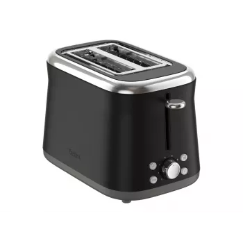 TEFAL Toaster TT7208E0 Collection Retro 850 W 2 Slots Stainless Steel Black