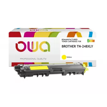 Armor OWA Compatible Toner Cartridge Yellow for Brother TN-248XL High Yield 2300 Pages