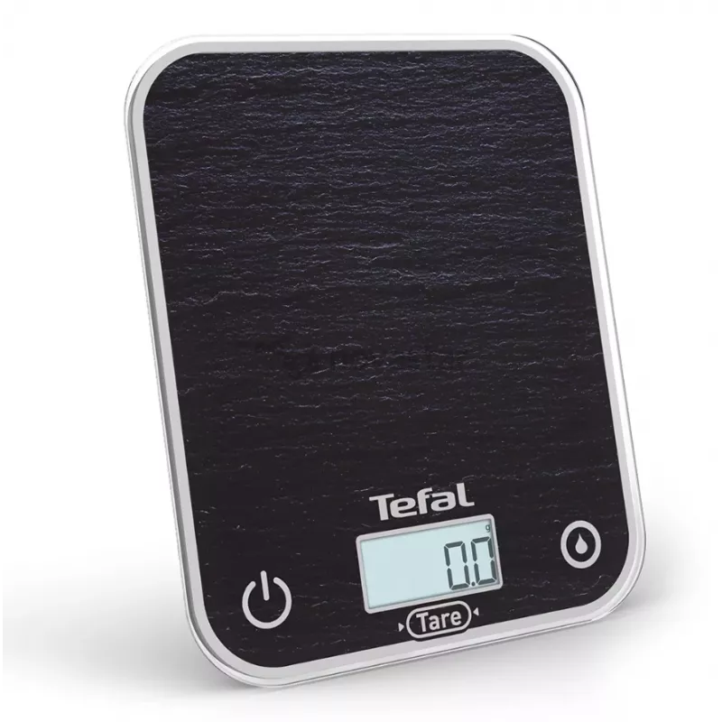 TEFAL Kitchen Scale BC50D2V0 Optiss - Digital LCD, 5 kg Capacity, Black