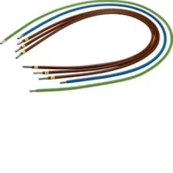 Hager Y892F Outgoing Cable Harness, Universal Z, 10 mm², 4-Conductor, 500 mm