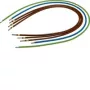 Hager Y892F Outgoing Cable Harness, Universal Z, 10 mm², 4-Conductor, 500 mm