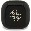 Guess 4G Metal Logo True Wireless Stereo Bluetooth Earbuds with Charging Case (Black)