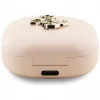 Guess 4G Metal Logo True Wireless Stereo Bluetooth 5.0 Earbuds with Charging Case - Pink