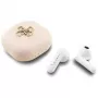 Guess 4G Metal Logo True Wireless Stereo Bluetooth 5.0 Earbuds with Charging Case - Pink