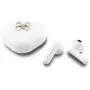 Guess 4G Metal Logo True Wireless Stereo Bluetooth Earbuds with Charging Case (White)