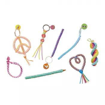 Janod Creative Craft Kit Scoubidou Filofun Ornaments 7+