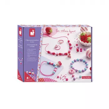 Janod DIY Jewellery Making Kit Sweets & Candy 6+