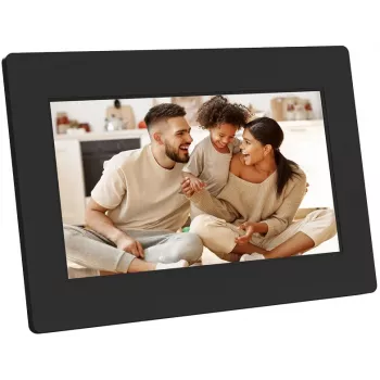 AGFAPHOTO APF700 Wi-Fi 7-inch Digital Photo Frame with 32GB Storage, IPS LCD Touchscreen, Motion Sensor, Auto-Rotation, Black