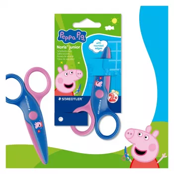 STAEDTLER Noris Junior Peppa Pig Children's Safety Scissors 130 mm