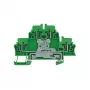 Weidmüller Universal Terminal Block, Yellow/Green, 2.5 mm², Screw Connection, 50 Pieces