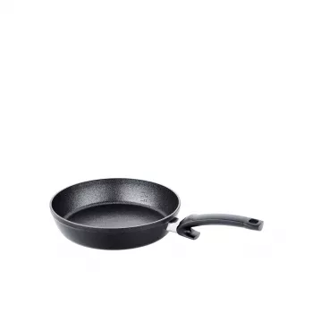 Fissler Adamant Comfort 28cm Frying Pan, Aluminium, Non-Stick, Induction Compatible, Black/Silver