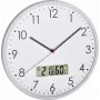 TFA 60.3048.02 Quartz Wall Clock, Radio-Controlled, White, 30.2 cm