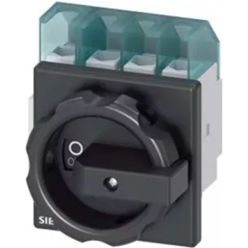 Siemens 3LD22031TL51 Main Switch 4-Pole 32A 400V 11.5kW Front Mounting 4-Hole