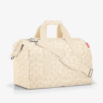 Reisenthel Allrounder L Leo Vanilla Travel Bag 30L Water-Repellent 48x39.5x29cm