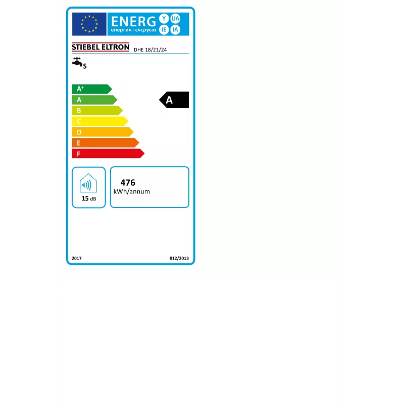 STIEBEL ELTRON STE DHE 18/21/24 Fully Electronic Instantaneous Water Heater 18/21/24 kW