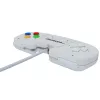 Retro Games The Gamepad White - Wired USB Gamepad for PC, Mac, ZX Spectrum, THEC64, THEA500 Mini - Digital D-Pad, 10 Buttons, 1.8m Cable