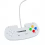 Retro Games The Gamepad White - Wired USB Gamepad for PC, Mac, ZX Spectrum, THEC64, THEA500 Mini - Digital D-Pad, 10 Buttons, 1.8m Cable