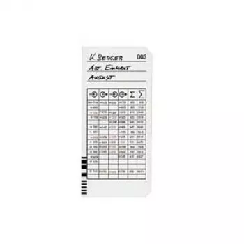 BÜRK MOBATIME Time Card Type 2-5 F.K975 (B01820400400) - 100 Pack