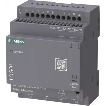 Siemens LOGO! 230 RCEo Base Module without Display AC/DC 6ED1052-2FB08-0BA3