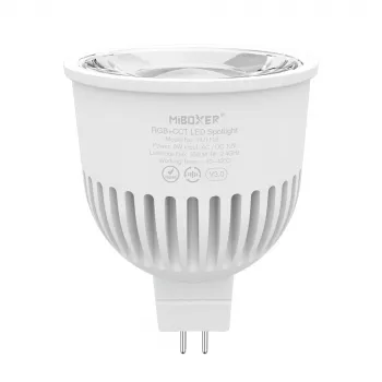 MIBOXER FUT112 LED Retrofit GU5.3/MR16 6W RGB-CCT 2.4GHz Smooth Dim Smart Spotlight Bulb