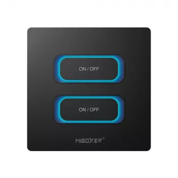 MIBOXER ESW2B 2-Gang Smart Switch LED Remote Control with WiFi and 2.4GHz Motion Sensor and Dimmer