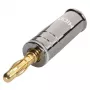 Sommer Cable HICON Banana Plug Screw Contact Connector, White Coding
