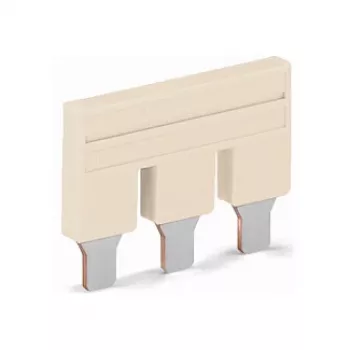 WAGO 2010-403 Through Terminal Block, 57 A, 1000 V, 3-Conductor, Push-in CAGE CLAMP, Gray, DIN-rail 35