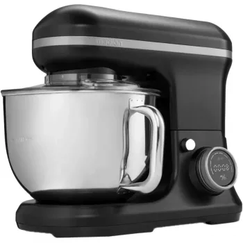 MEDION LIFE Digital Kitchen Machine MD18420 (Black, 1200 W, 5 L Bowl, incl. Ice Cream Bowl)