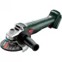 Metabo W 18 7-125 (602371840) Cordless Angle Grinder, 18 V, 125 mm, Green/Black, Bare Unit, in Metabox