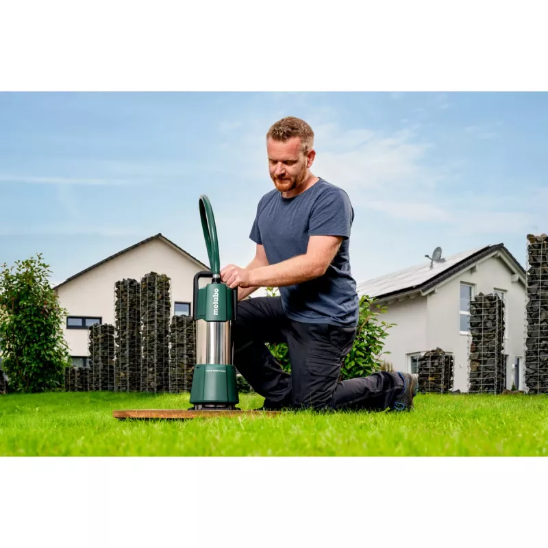 METABO TDPA 6200/4 Inox Submersible Pressure Pump (Green/Black, 1100 W)