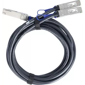 BLUELAN Compatible NVIDIA 980-9I98H-00V001 Passive 200Gb/s QSFP56 to 2x100Gb/s QSFP56 InfiniBand HDR Direct Attach Breakout Cable, 2 Meter, AWG26